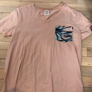 Pink pocket tee